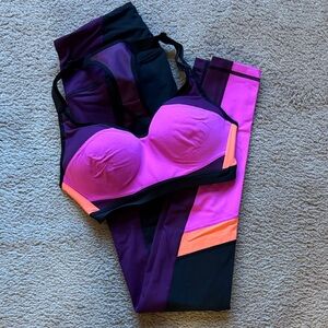 EUC! Rare! Victoria Sport Bra and Leggings Set